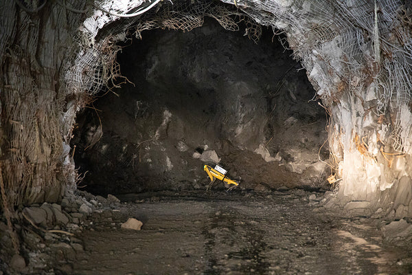 Spot in a mine-shaft at Kidd Creek Mine