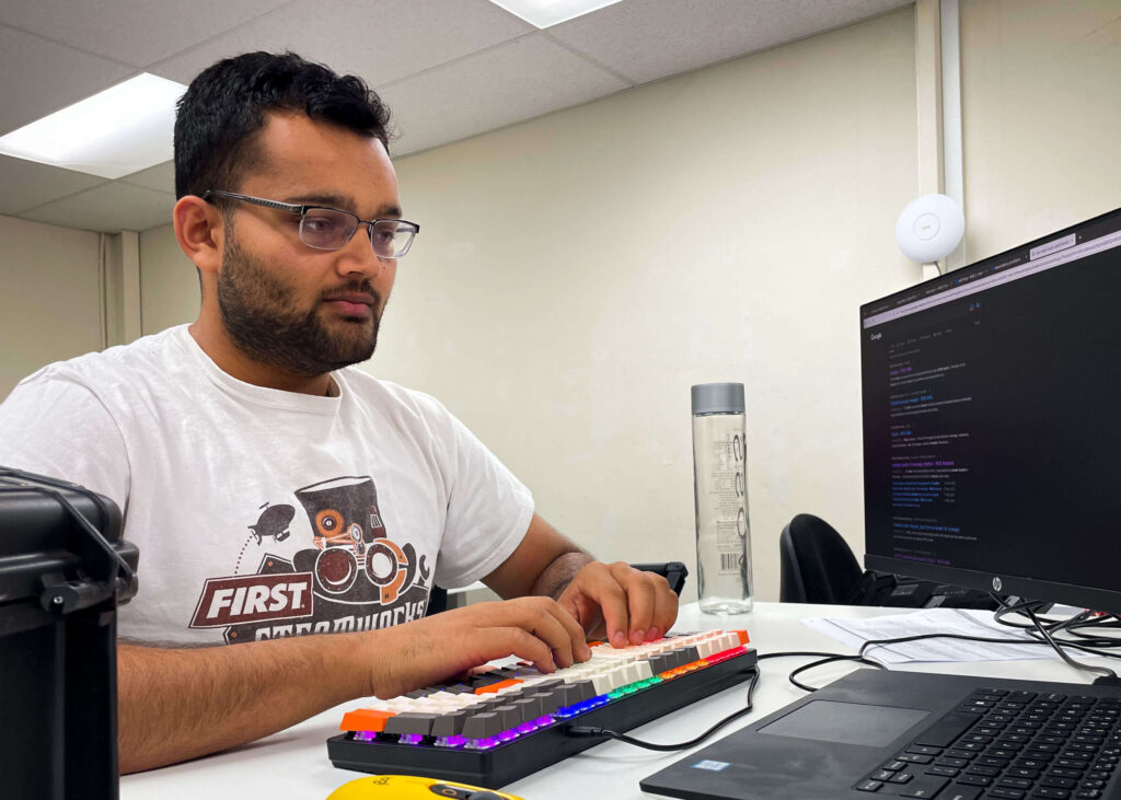 Chaitany - Our intern from Curtin University